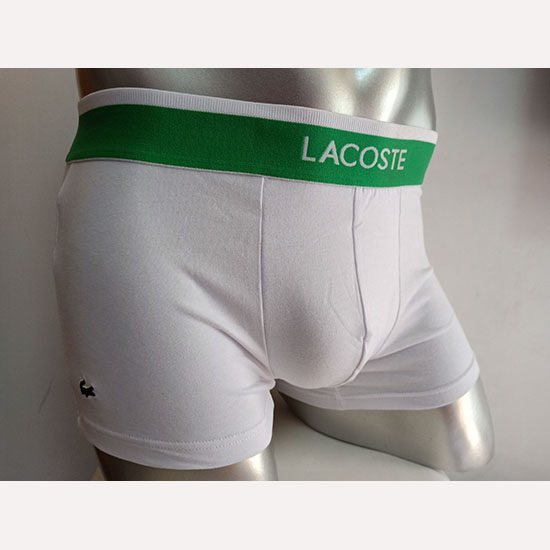 Boxer Lacoste Hombre Verde Blanco - Haga un click en la imagen para cerrar